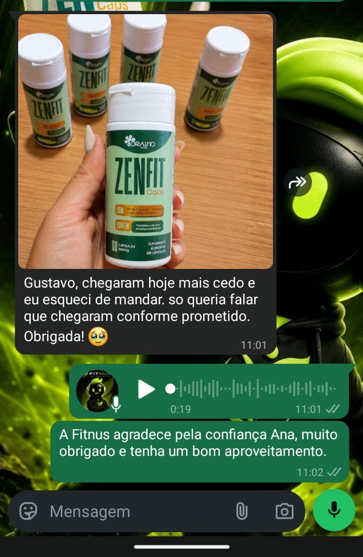 Conversa de cliente agradecendo pela entrega do pedido